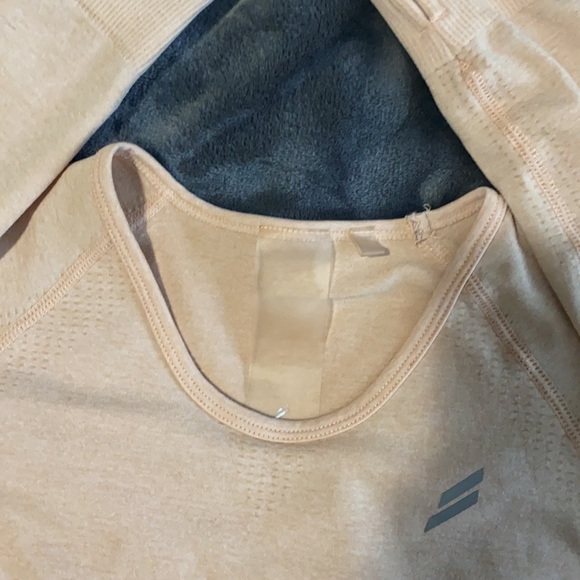 Peach DoYouEven long sleeve crop S - Picture 3 of 4